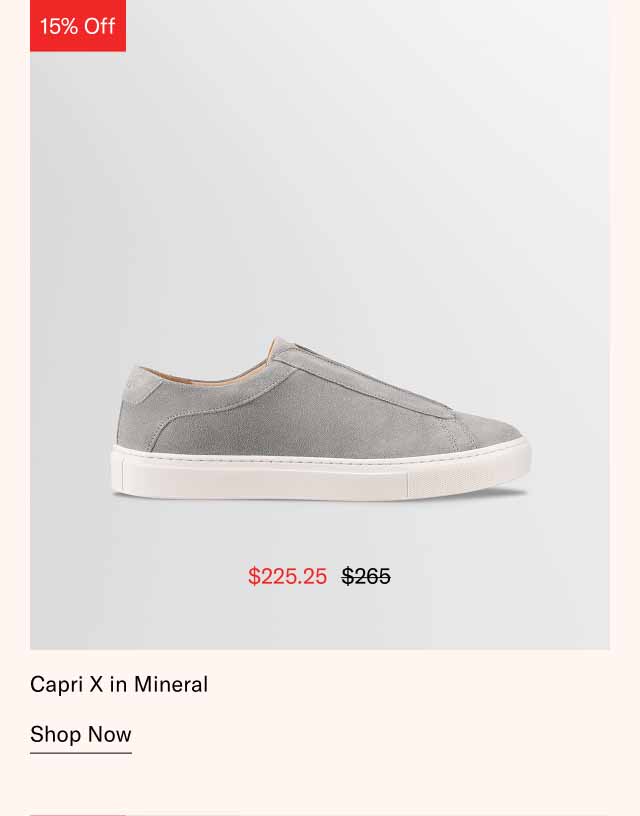 Capri X in Mineral. Shop Now