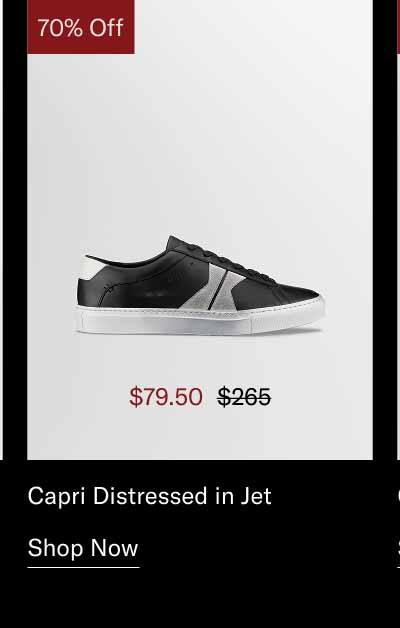 Capri Distressed in Jet. Shop Now