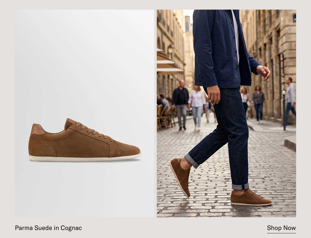 Parma Suede in Cognac [Shop Now]