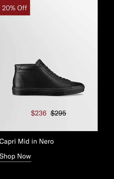 Capri Mid in Nero. Shop Now