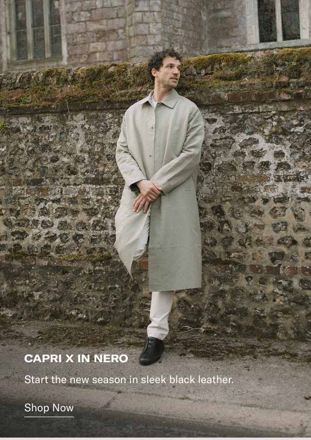 Capri X in Nero Start the new season in sleek black leather. Shop Now