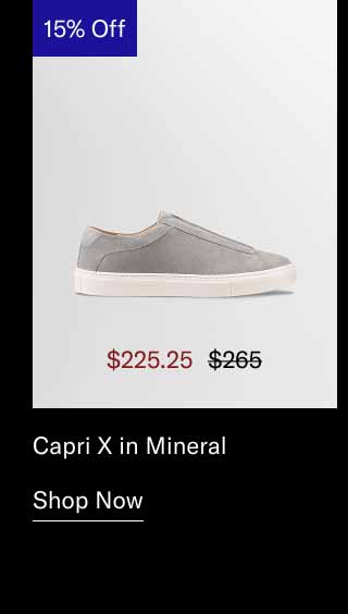 Capri X in Mineral. Shop Now