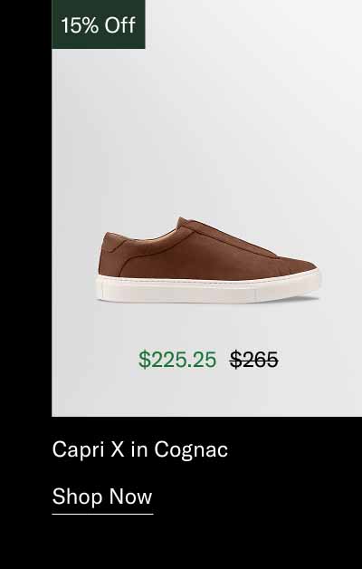 Capri X in Cognac. Shop Now