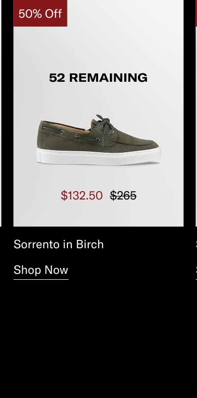 Sorrento in Birch. Shop Now 52 Remaining