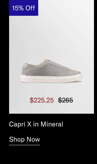 Capri X in Mineral Shop Now