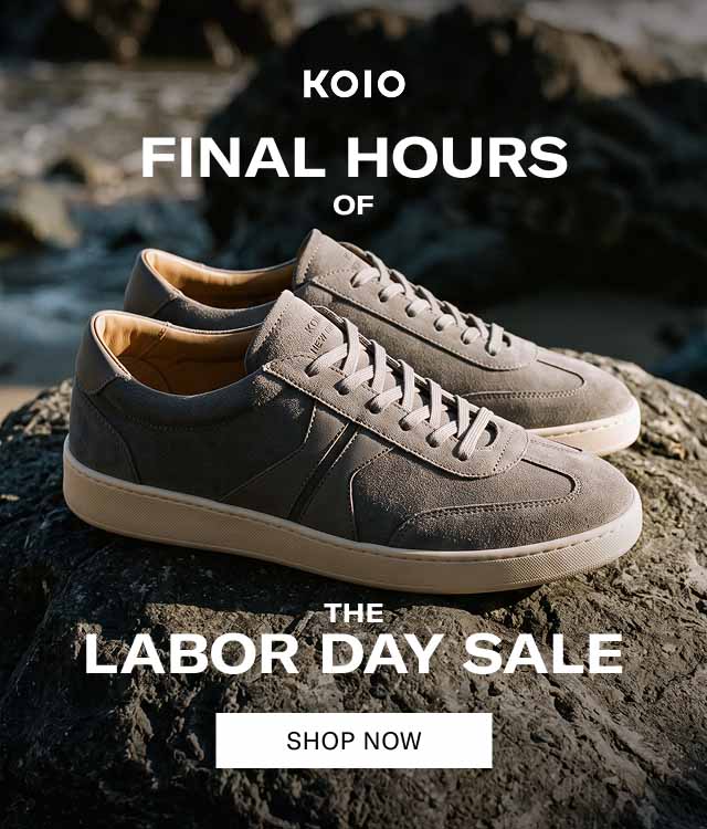 KOIO FINAL HOURS OF THE LABOR DAY SALE SHOP NOW