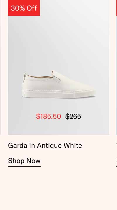 Garda in Antique White. Shop Now