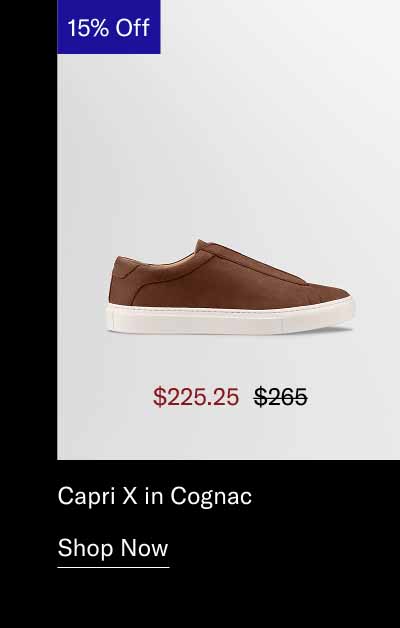 Capri X in Cognac. Shop Now
