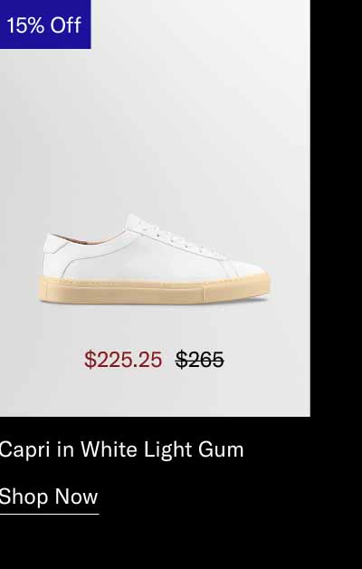 Capri in White Light Gum. Shop Now