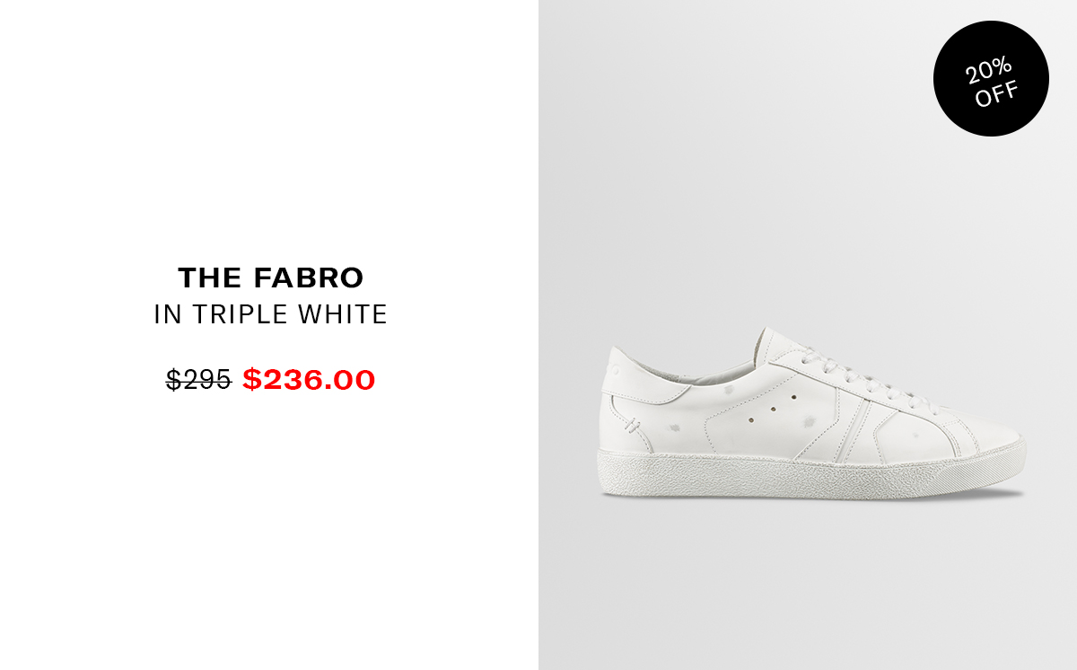 The Fabro in Triple White