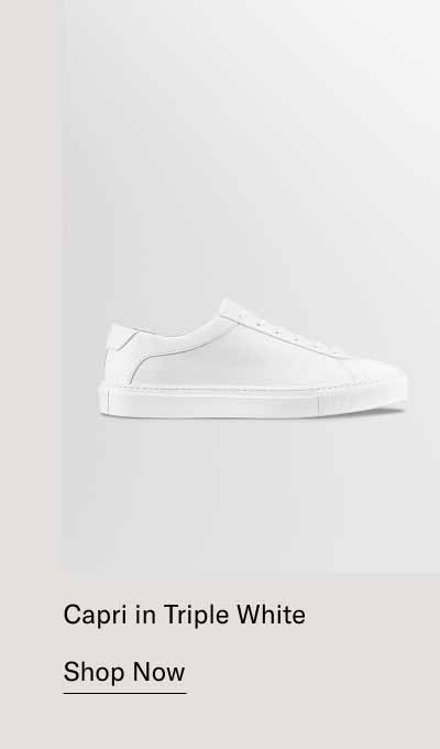 Capri in Triple White. Shop Now