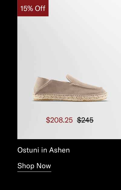 Ostuni in Ashen. Shop Now