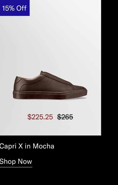 Capri X in Mocha. Shop Now