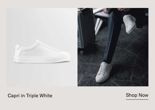 Capri in Triple White. Shop Now