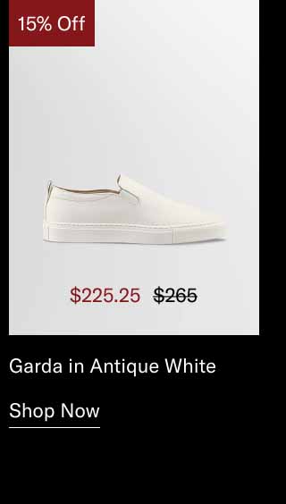 Garda in Antique White. Shop Now