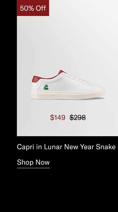 Capri in Lunar New Year Snake. Shop Now