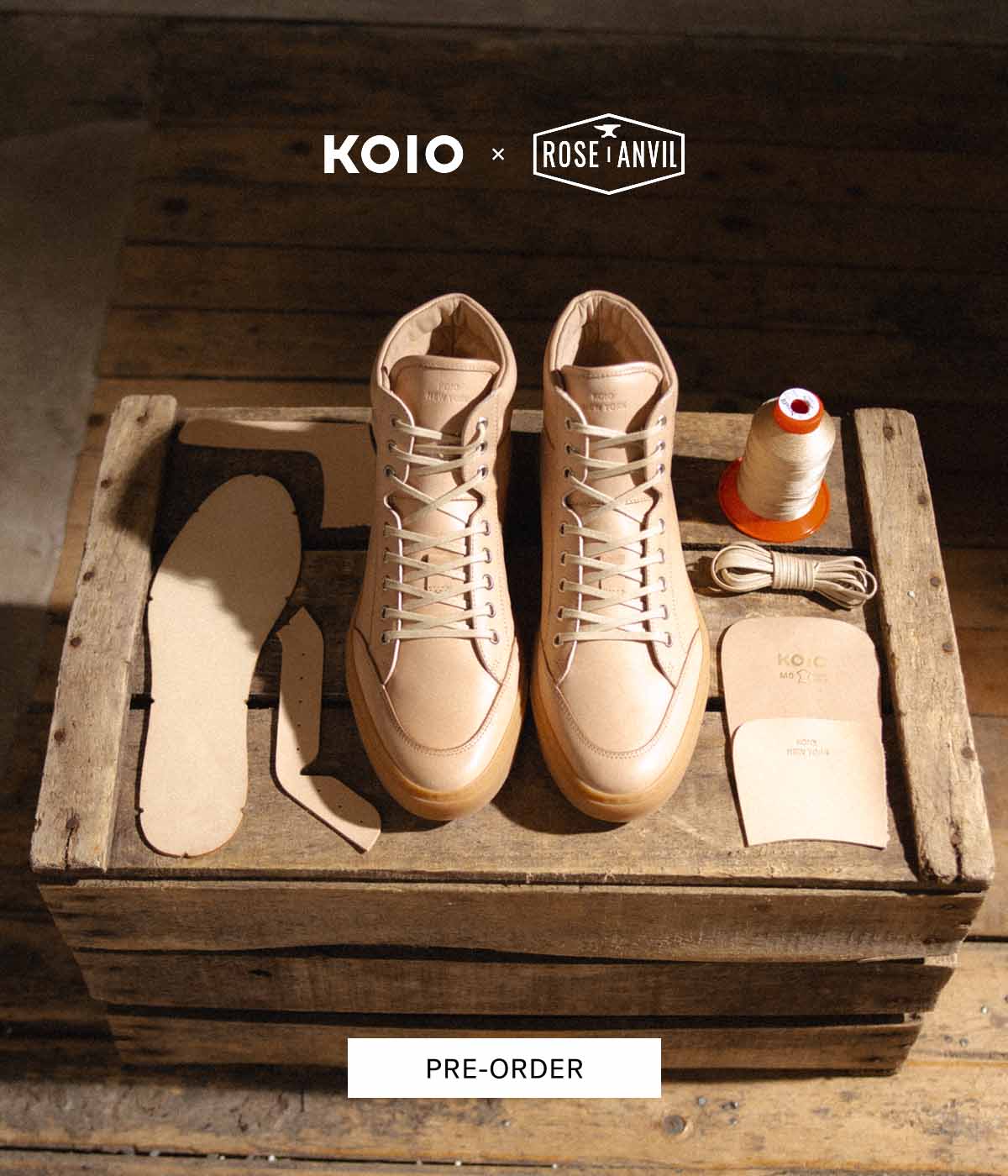 The Koio x Rose Anvil Collection Pre-Order