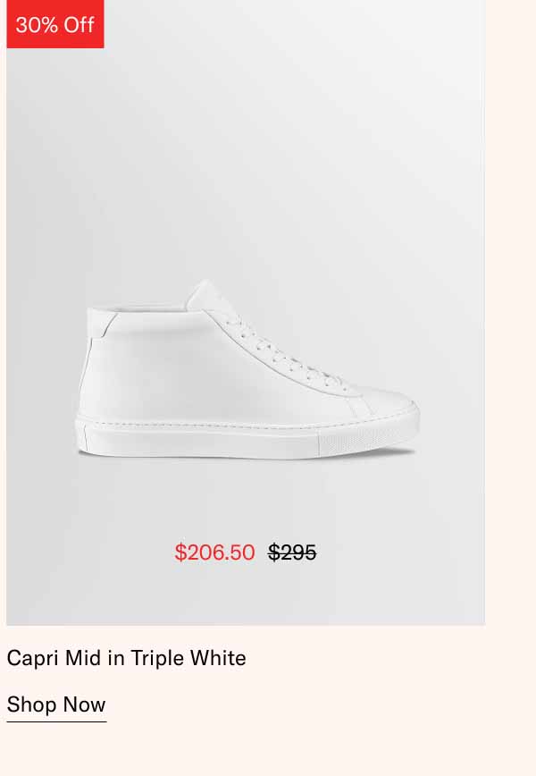 Capri Mid in Triple White. Shop Now