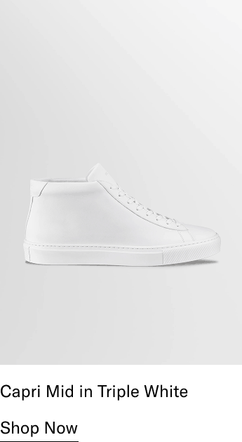 Capri Mid in Triple White