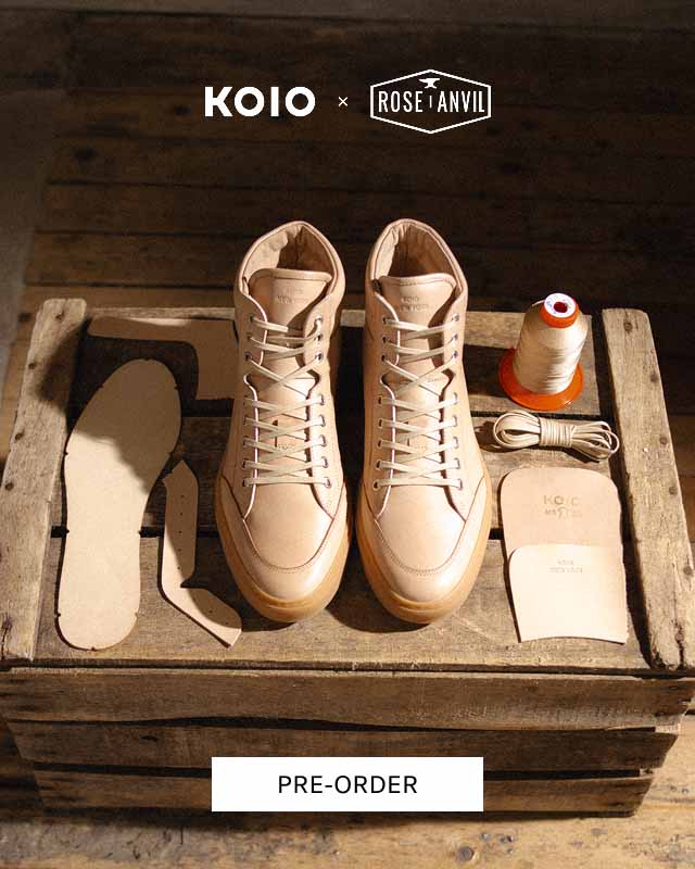 The Koio x Rose Anvil Collection Pre-Order