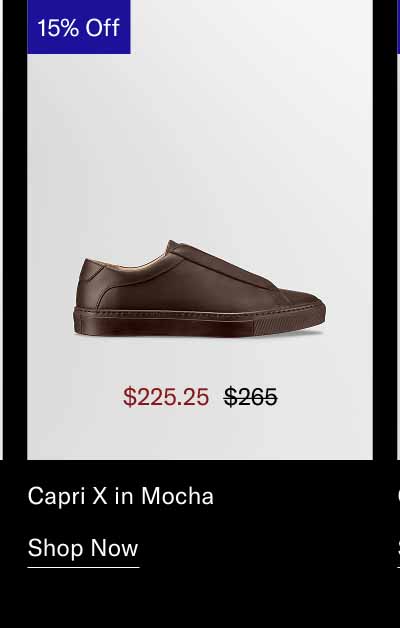 Capri X in Mocha. Shop Now