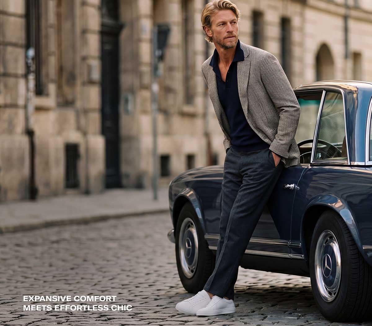 EXPANSIVE COMFORT MEETS EFFORTLESS CHIC