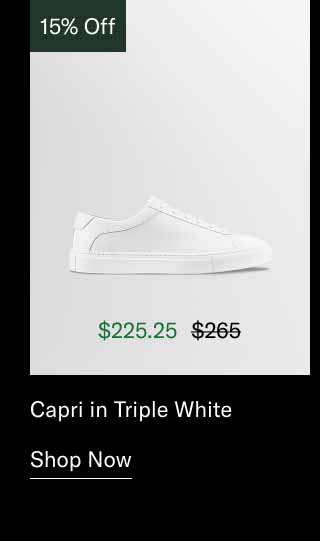 Capri in Triple White Shop Now