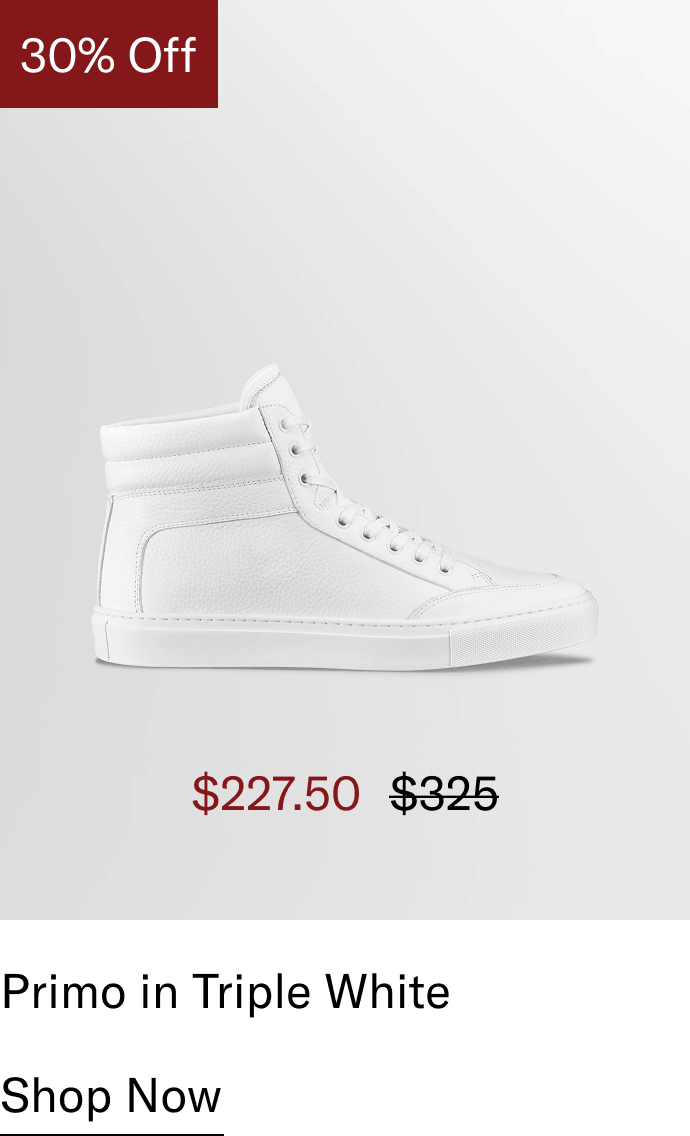 Primo in Triple White