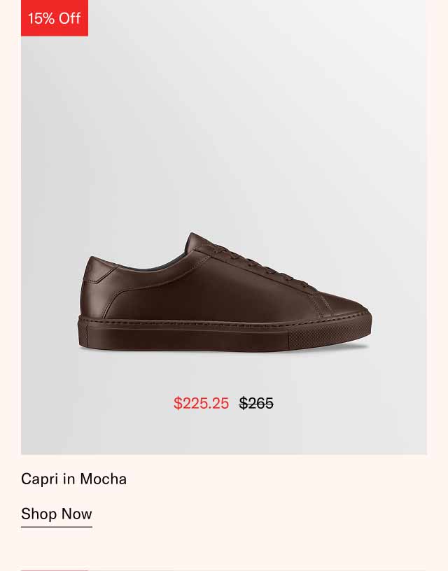 Capri in Mocha. Shop Now