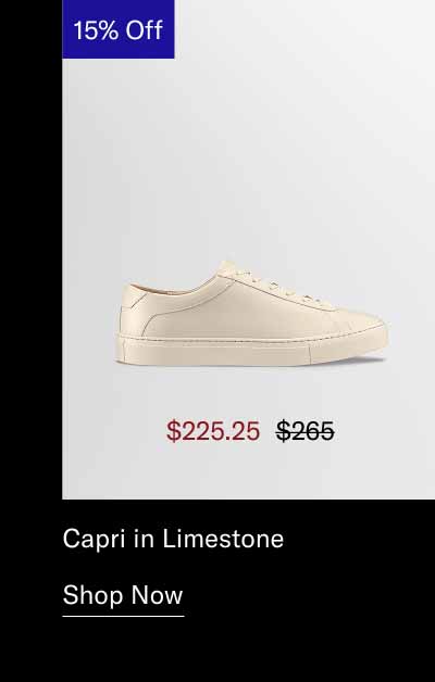 Capri in Limestone. Shop Now