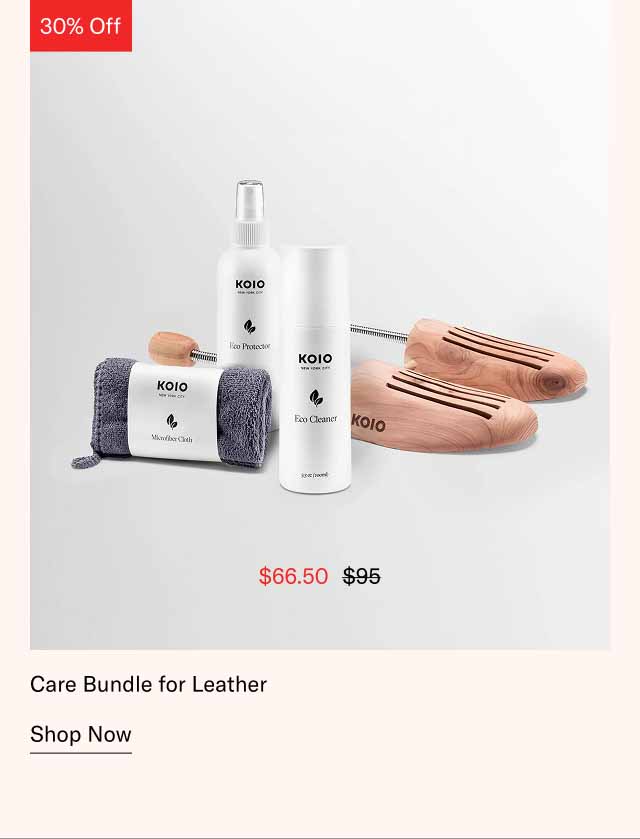 Care Bundle for Leather. Shop Now