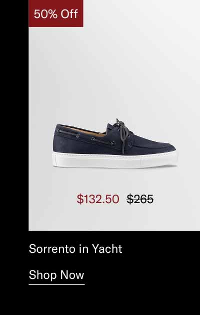 Sorrento in Yacht. Shop Now