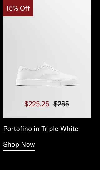 Portofino in Triple White. Shop Now