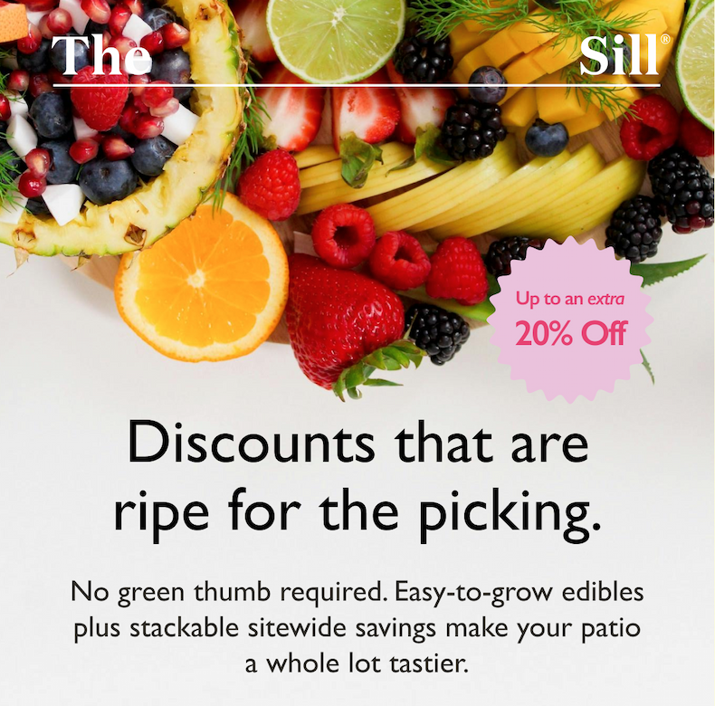 Prices ripe for the picking. No green thumb required.