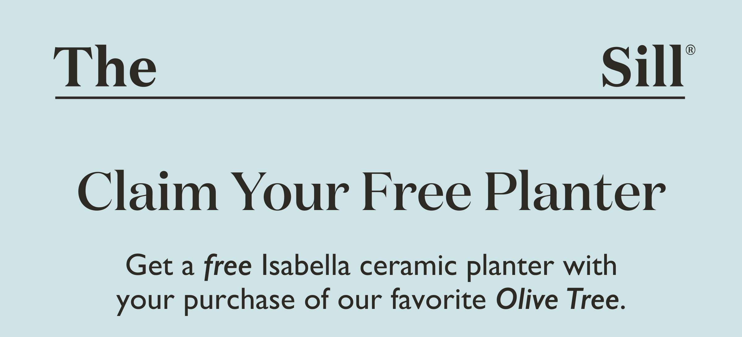 Claim Your Free Planter