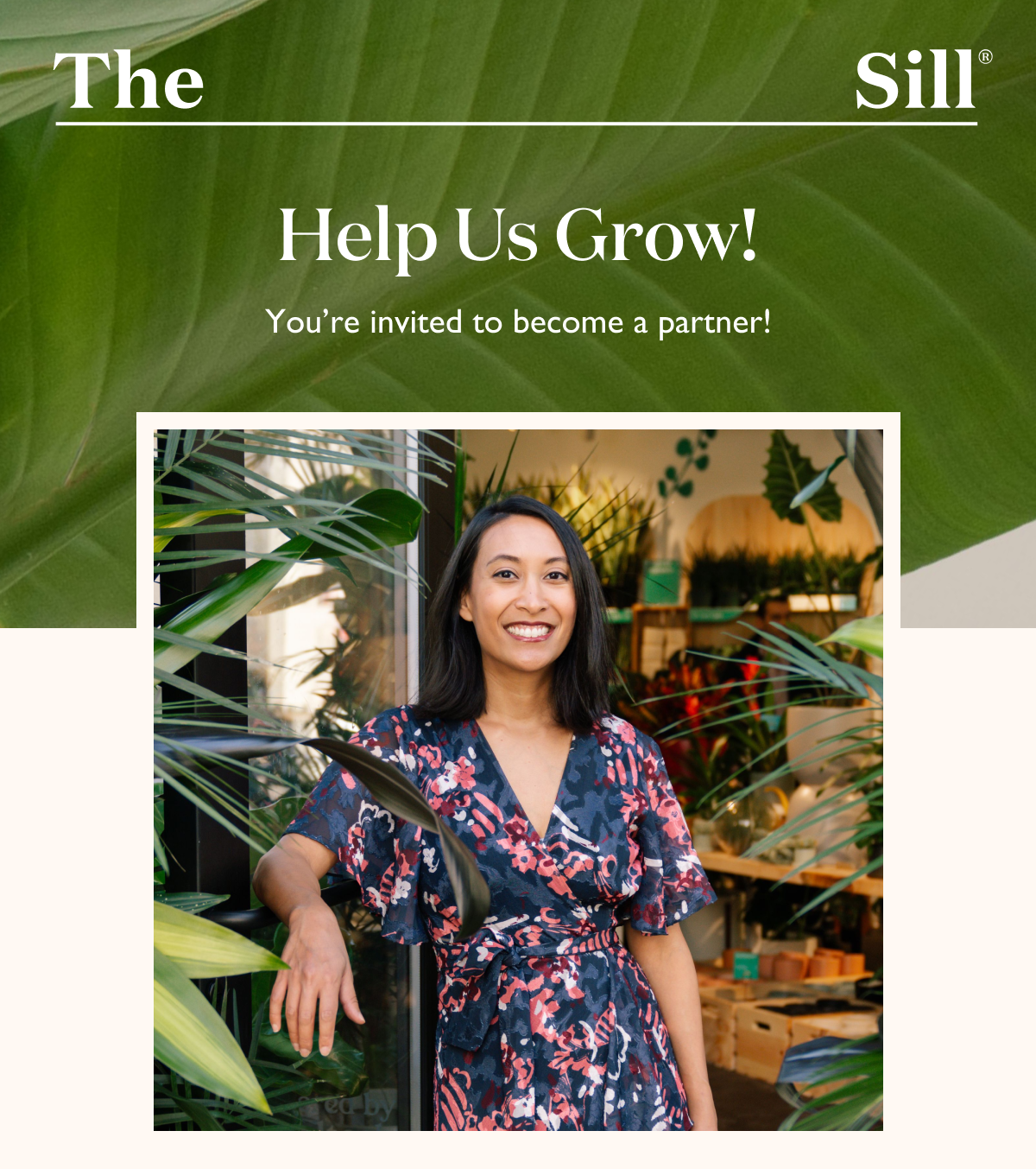Help us grow! You're invited to become a partner!