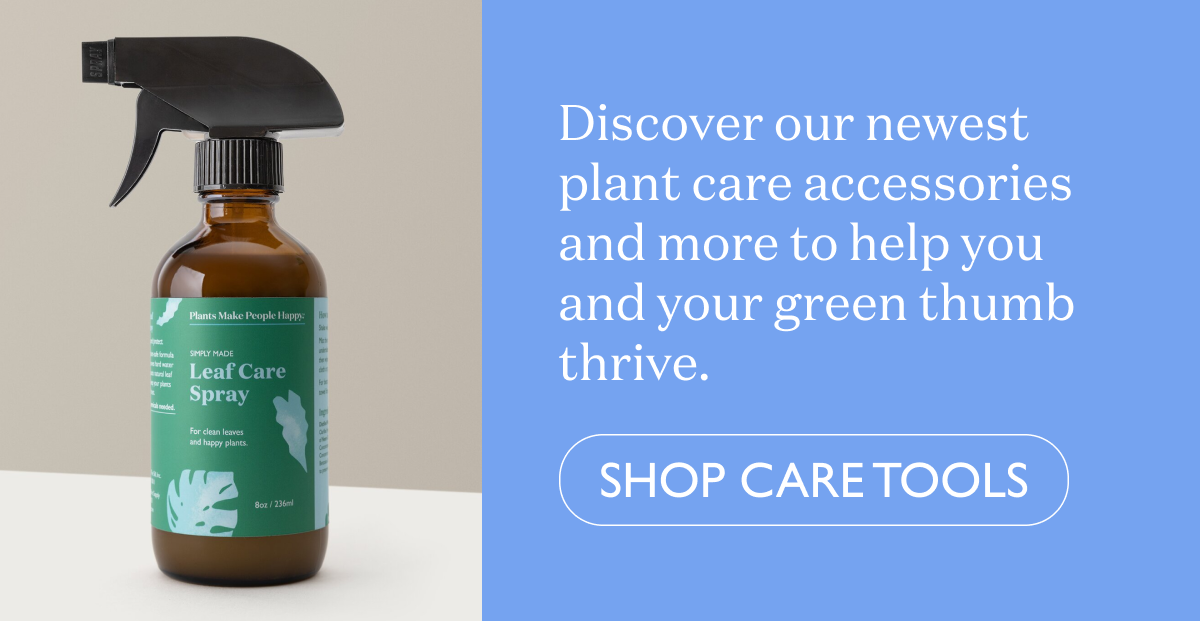 Discover our newest plant care accessories and more to help you and your green thumb thrive.