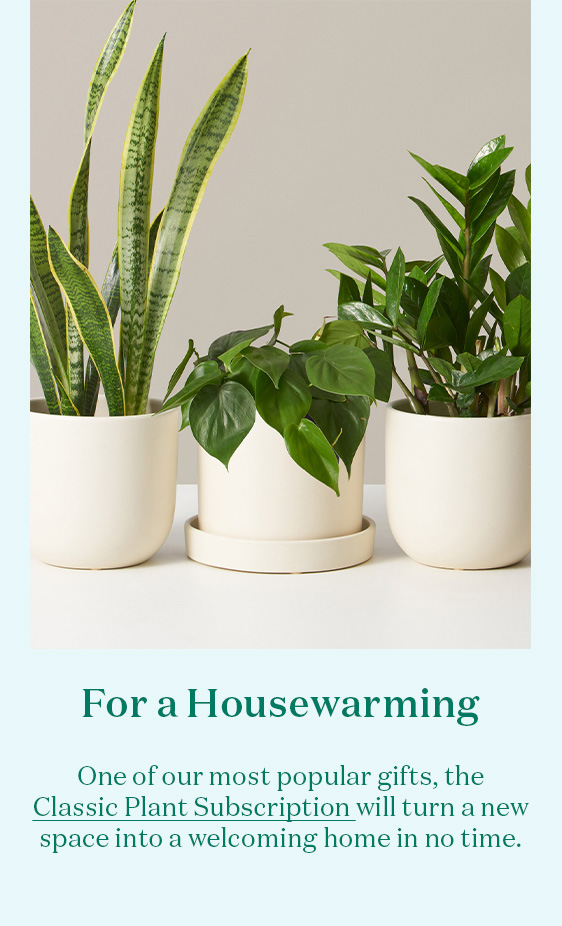 For a Housewarming