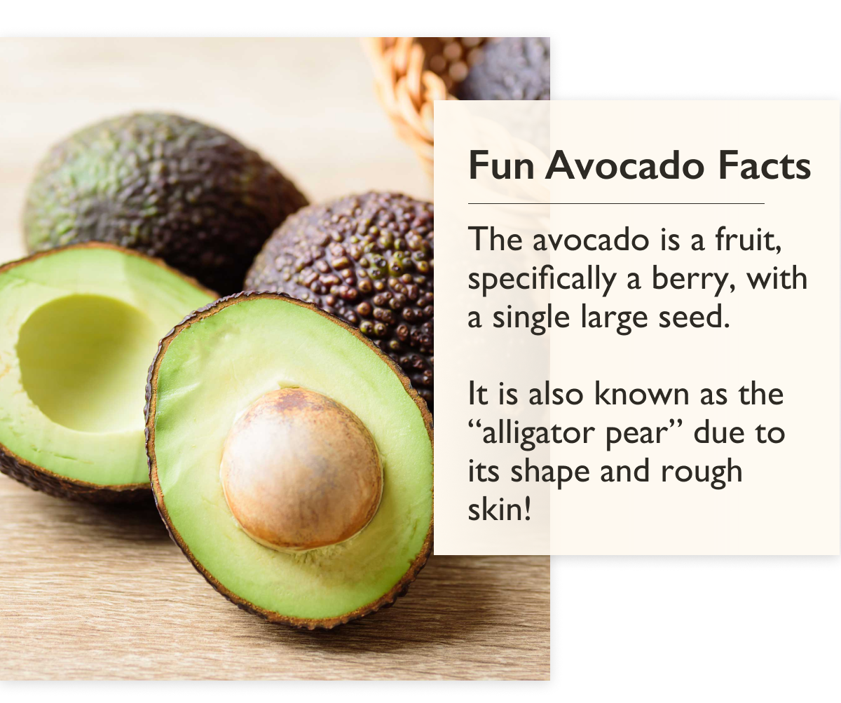 Pictured: Avocados, Fun Fruit Facts
