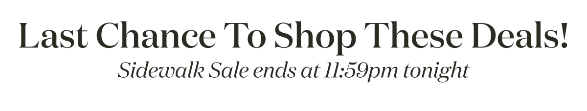 More popular sidewalk sale deals – click here or see below
