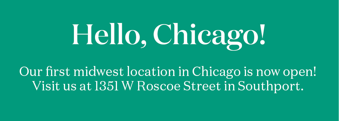 Our first midwest location in Chicago is now open!