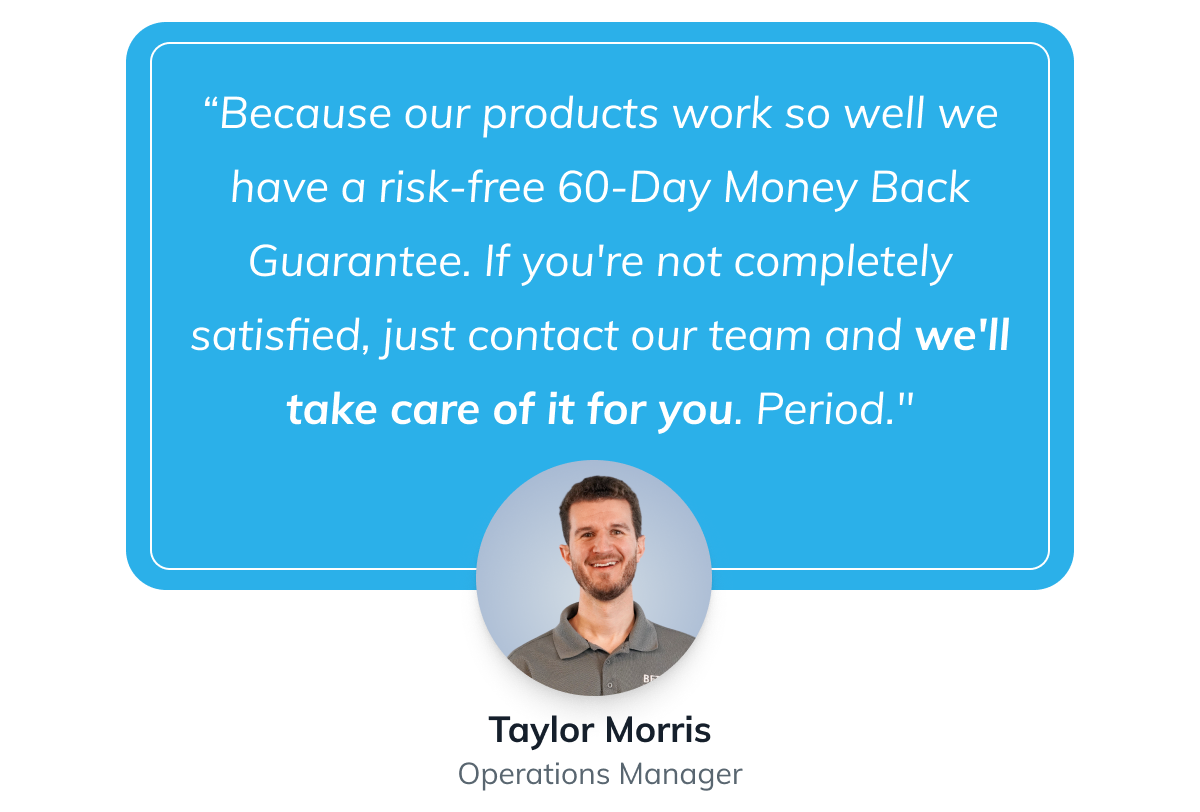 Confidence in our products 🚀 Better Way Health