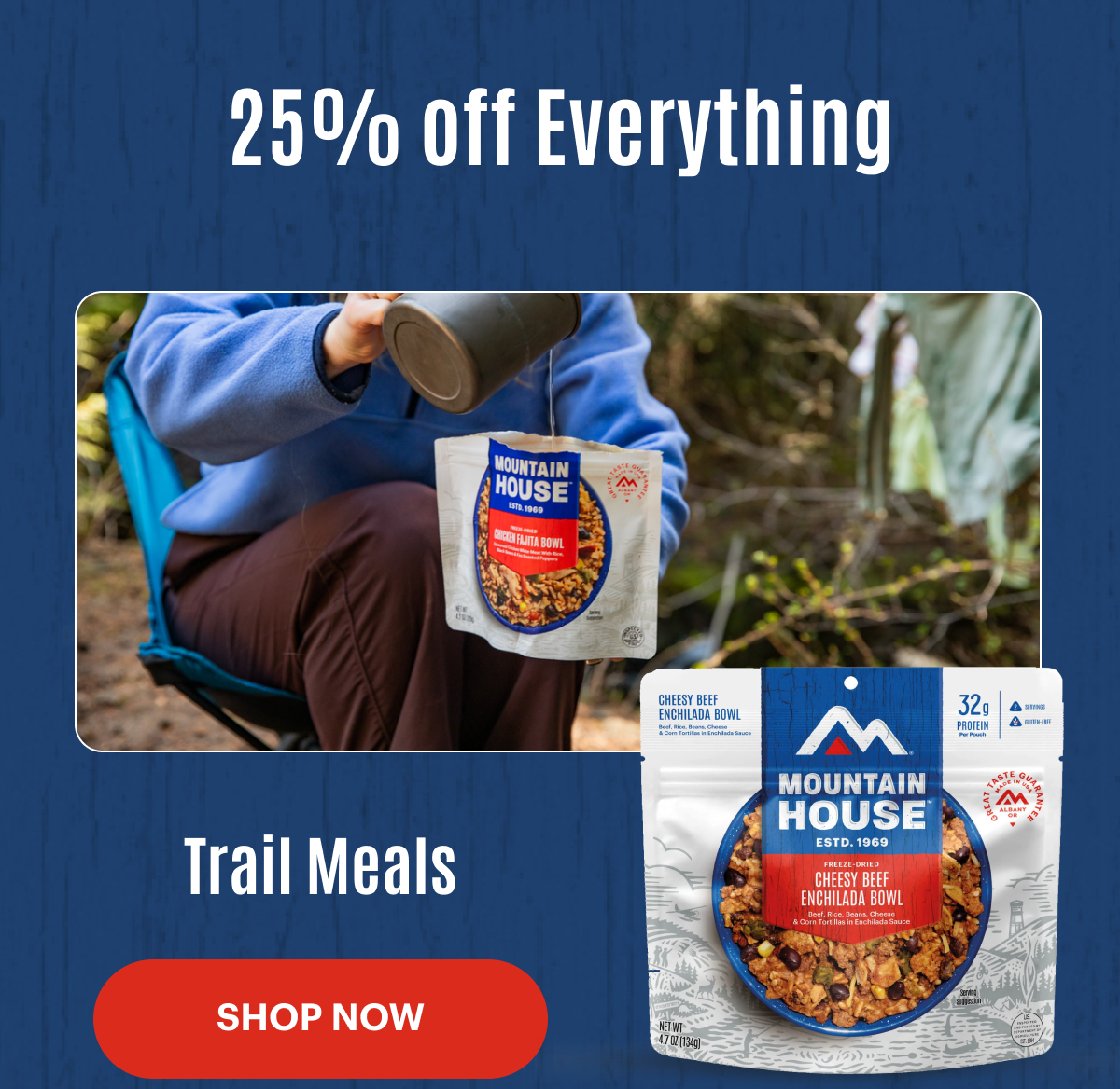 Save 25% on Trail Meals