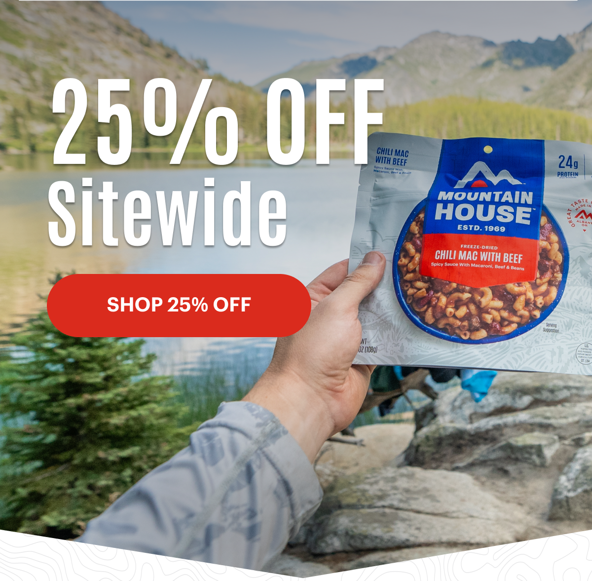 25% Off Mountain House!
