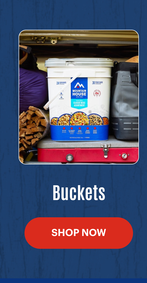 Save 25% on Buckets