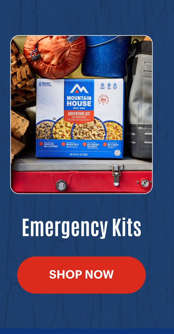 Save 25% on Emergency Kits!