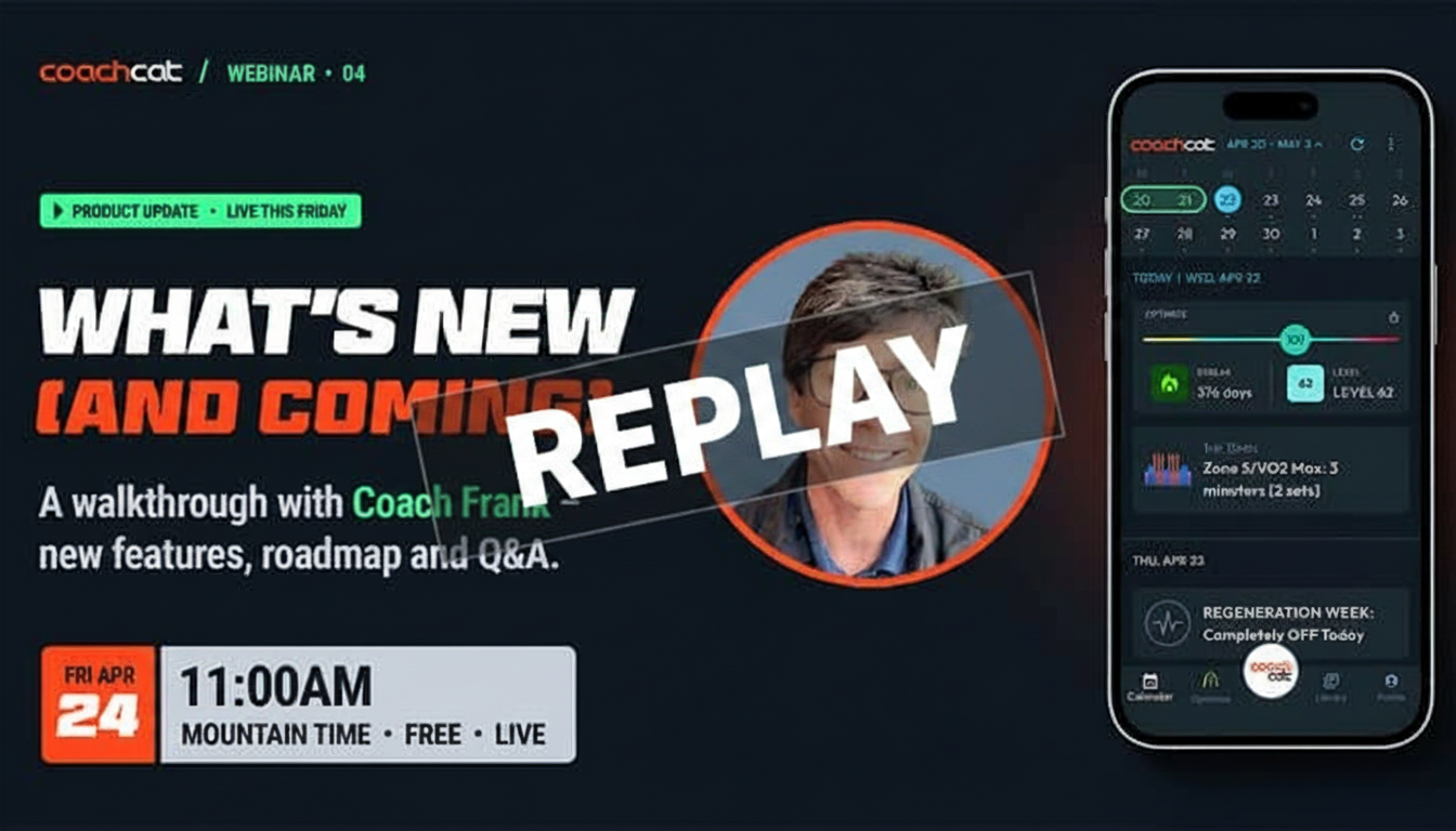 Graphic encouraging people to re-watch the "What's New" live YouTube webinar 