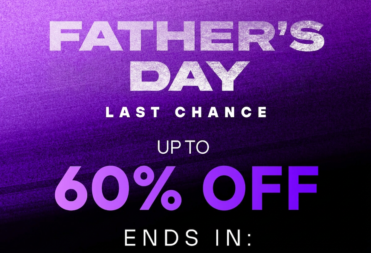 Father's Day - 60% off